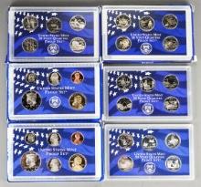 2001 & 2002 U.S. Mint State Quarter Proof Sets & 2003/2004 U.S. Mint Proof Sets