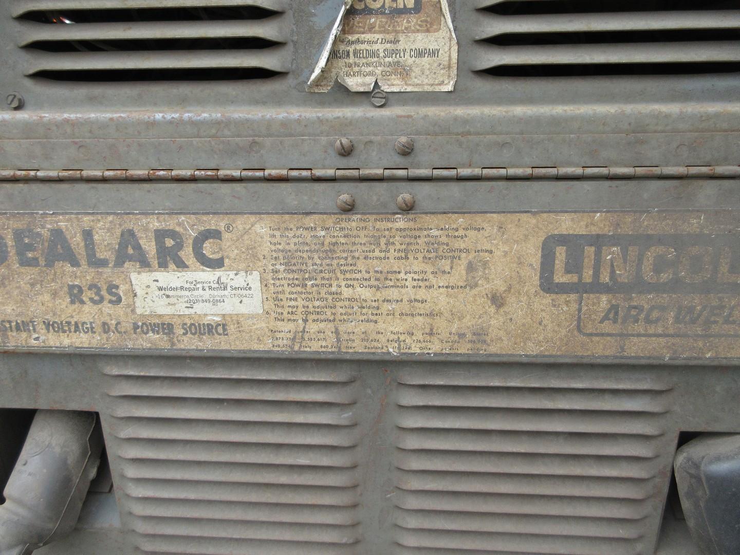 Lincoln Idealarc R3S-400 Arc Welder