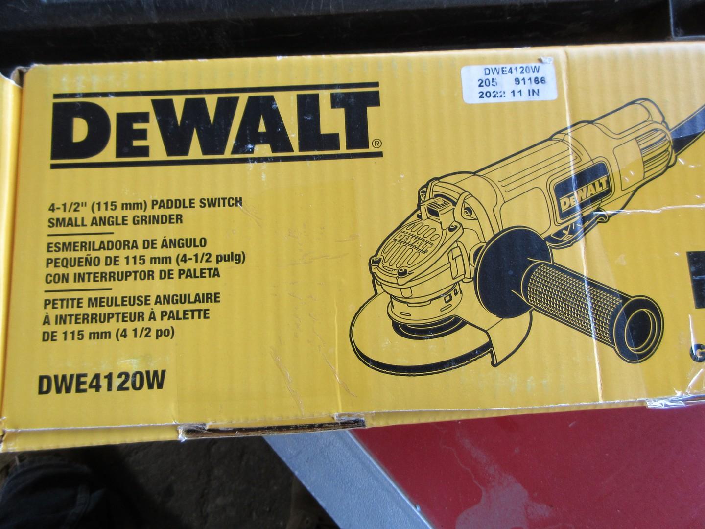 Dewalt Battery Sawsall, Dewalt Angle Grinder