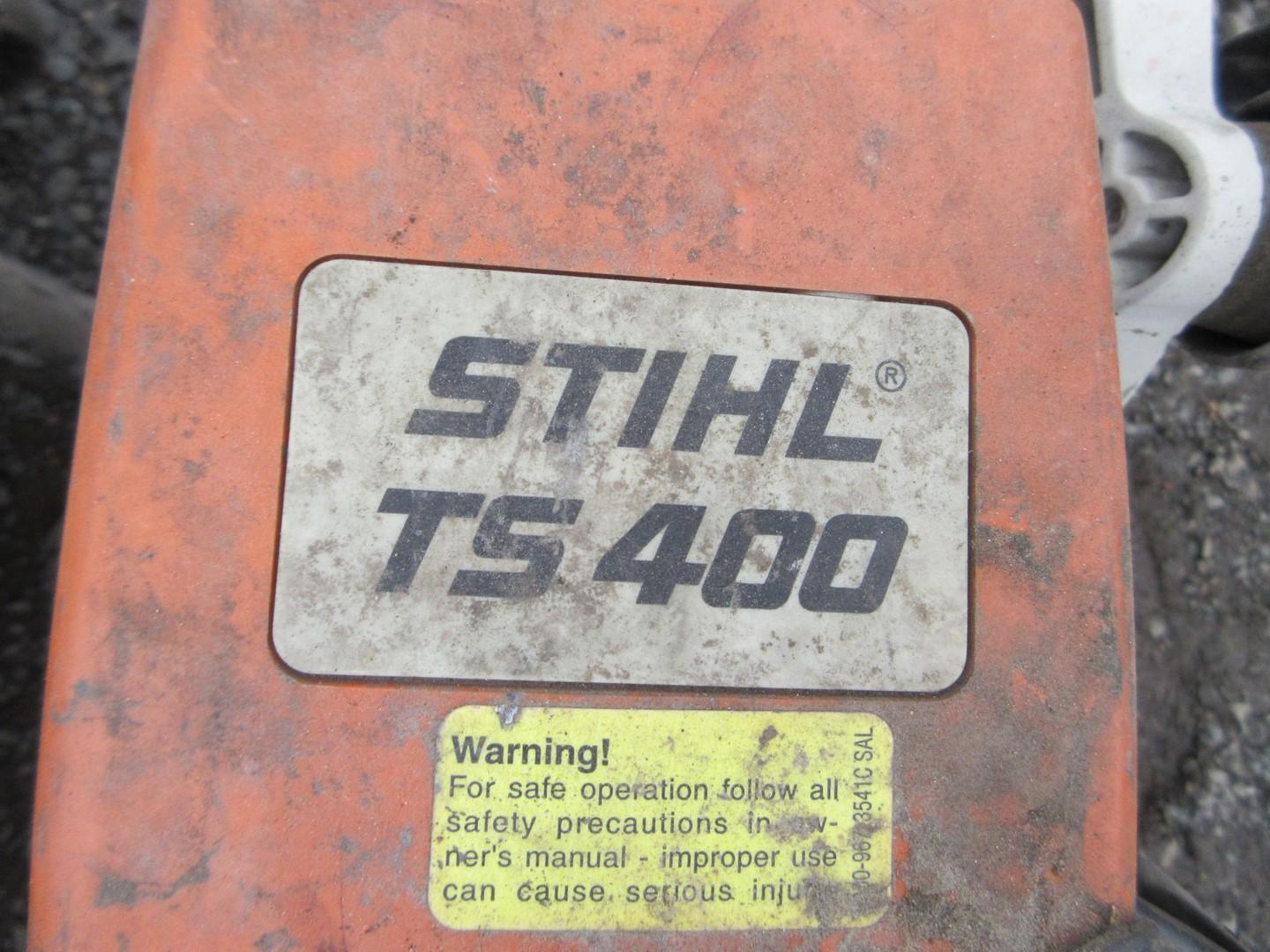 (3) Stihl TS400 Cutoff Saws