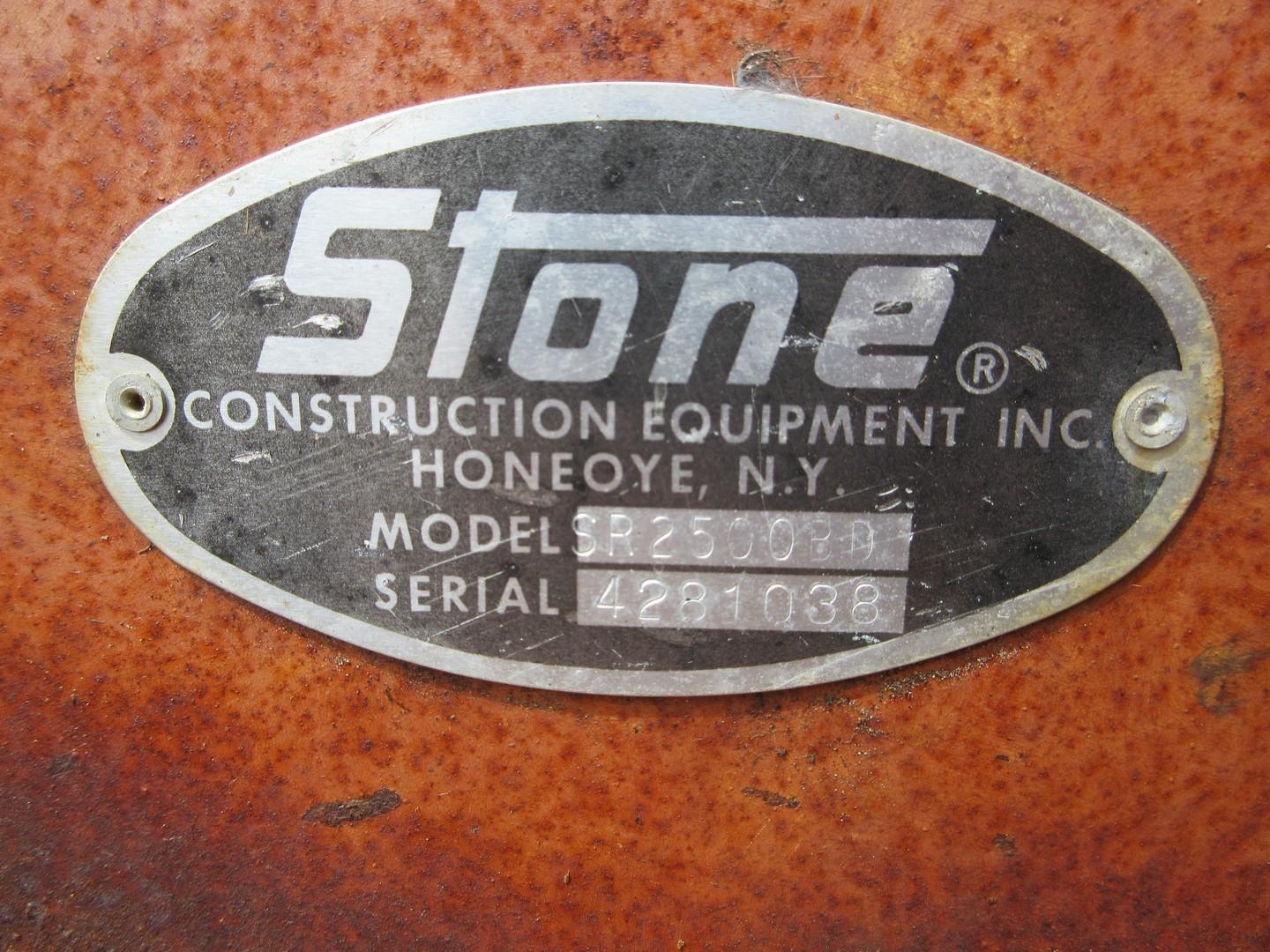 Stone SR2500BD Double Drum Roller