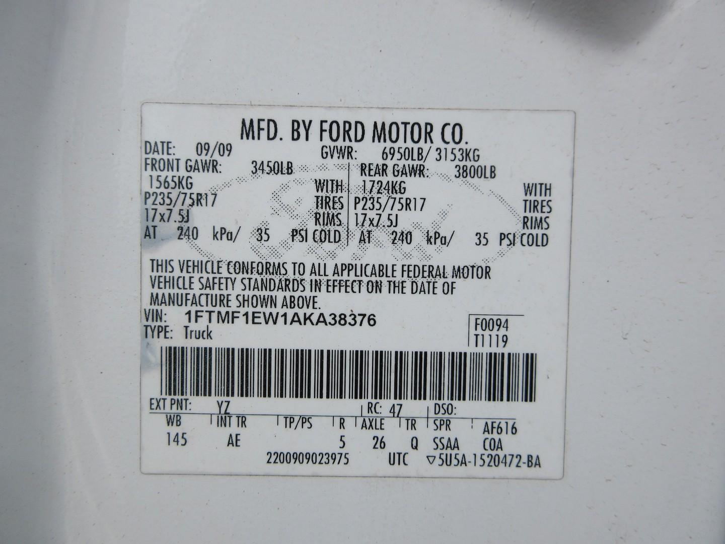 2010 Ford F-150 XL Pickup