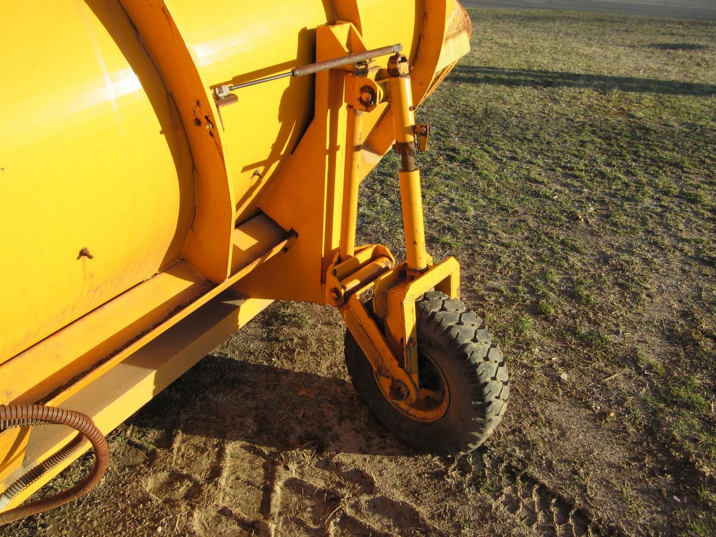 Hydraulic Adjustable Wing Plow With Rubber Edge