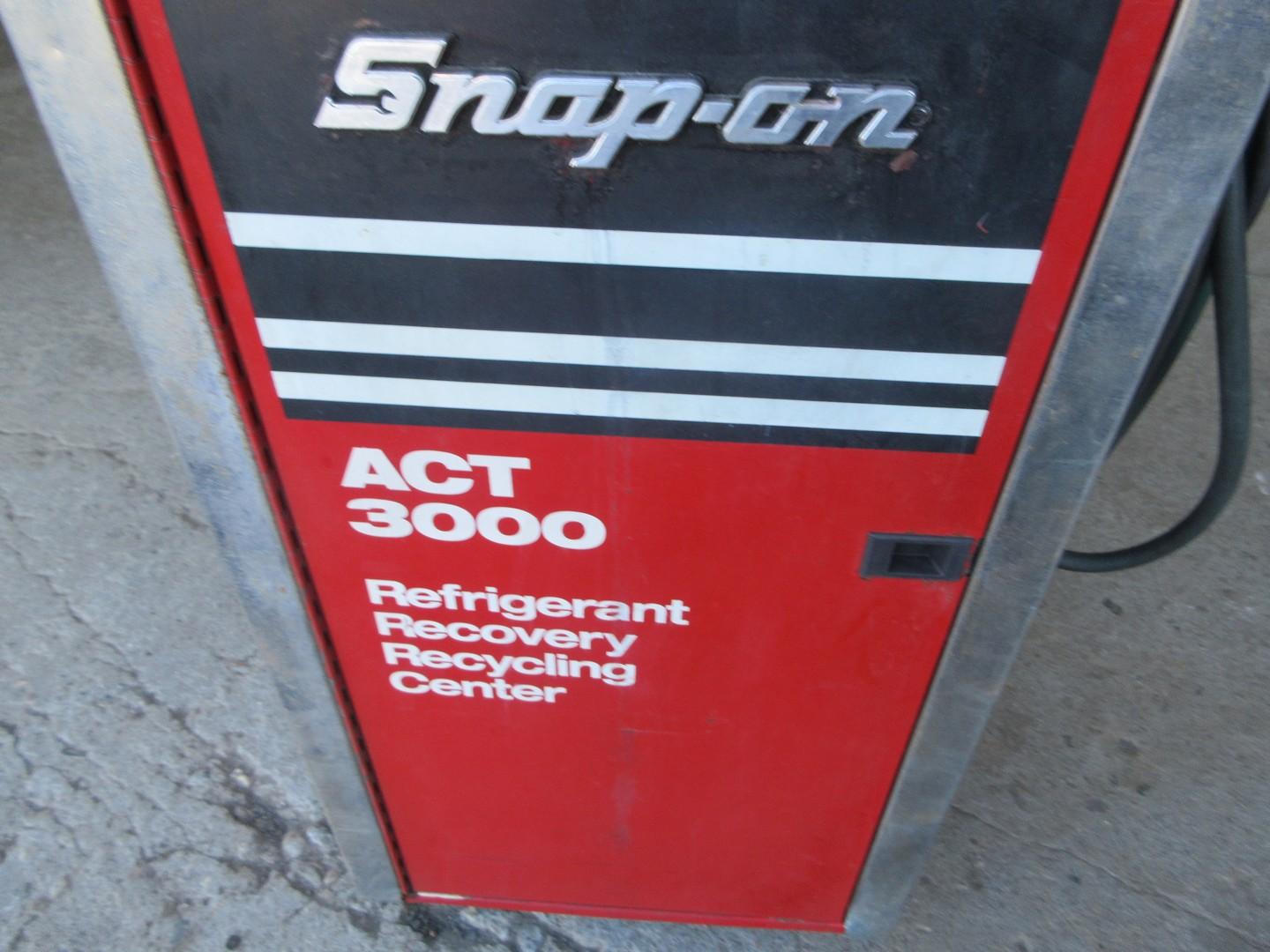 Snap-On Refrigerant Recovery Recycling Center