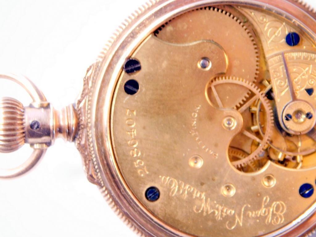 Elgin 8K Yellow Gold Pocket Watch