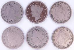 U.S. V Nickel Coins, (12)