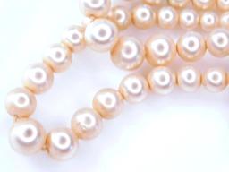 Faux Pearl Necklaces, (2)