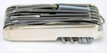 Tiffany & Co. Victorinox Swiss Army Knife, Sterling Silver .925 / 18K Yellow Gold, w/Original Pkg