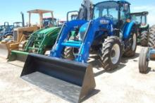 NH POWERSTAR 120 4WD C/A W/ LDR AND BUCKET