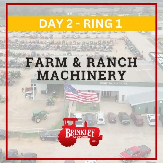 Day 2 Ring 1 Farm & Ranch Machinery