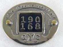 Excellent Antique GMC Truck & Coach Employee/ Shop Badge- Early!