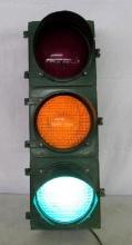 Vintage Crouse-Hinds Traffic Signal Light w/ Glass Lenses