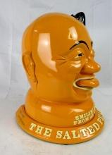 Excellent Coin Op Smilin' Sam From Alabam' 1 Cent Peanut Machine (Reproduction)