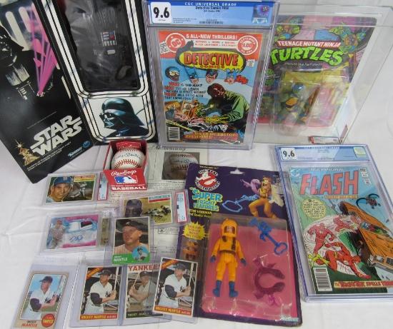 Auction Sports Cards, Comics, Vintage Toys & More!