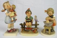 Excellent Lot (3) Vintage TMK 4 Hummel Figurines