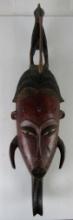 Excellent Vintage 28" Carved Wood Tribal or Ceremonial Mask