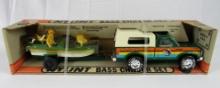 Vintage NOS Nylint Bass Chaser Pressed Steel Truck w/ Fishing Boat MIB