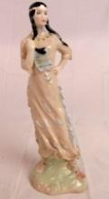 Beautiful Royal Doulton HN3117 "Indian Maiden" 12" Figurine