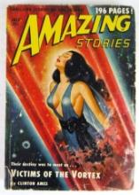 Amazing Stories (July, 1950) Golden Age Pulp/ Awesome Pin-Up Cover!