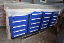 Chery Ind. 7' 20-Drawer Stainless Steel Workbench (Unused)