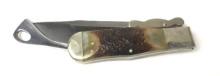 MARBLES JUMBO 9" FOLDING HUNTER KNIFE STAG