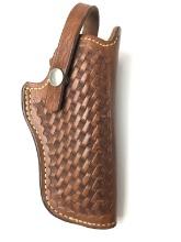 SW LEATHER BASKETWEAVE HOLSTER 22 34 W