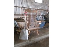 Rocking Chair, Walker, Assorted Wood Grain Shovels