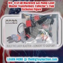 Kre-O G1 GB Blackrock Gas Pump Laser Blaster Transformers Collector's Club Exclusive Figure