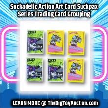 Suckadelic Action Art Card Suckpax Series Trading Card Grouping