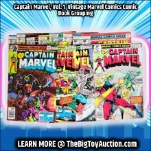 Captain Marvel, Vol. 1  Vintage Marvel Comics Comic Book Grouping