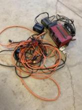 4) Battery Charger's ( untested ) & extension cord.
