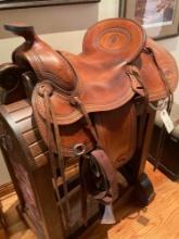 15.5 Skyhorse one of a kind, custom made for owner men's saddle