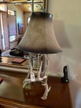 29" T deer antler style table lamp