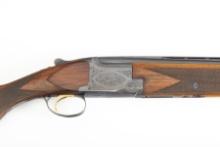 Belgium Browning, 12 ga., O/U Shotgun, SN 80464, blue finish with engraved receiver, 28" vented barr