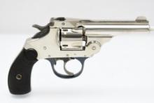 Early 1900s Iver-Johnson Safety Automatic - Nickel (3"), 32 S&W, Revolver, SN - 60809