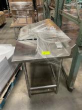 Winholt Stainless Steel Prep table &  Intertech Heat Seal Wrapper
