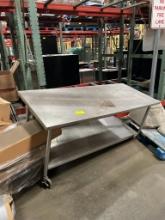 18-52-02-FL Stainless Steel Prep Table