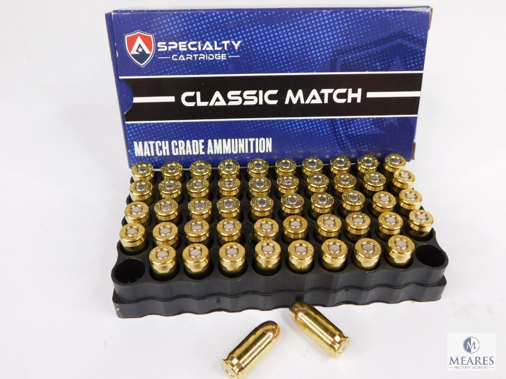 50 Rounds Atlanta Arms .380 ACP Match Ammunition - 100-grain FMJ