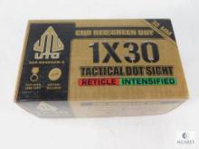 UTG 1x30mm CQB Red/Green Dot Tactical Reticle Intensified Dot Sight