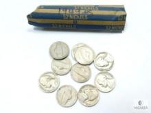 1949-S $2.00 Roll Jefferson Nickels