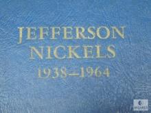 Incomplete Jefferson Nickel Collector Book - 1938-1964