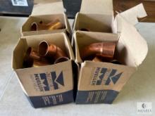 Four Boxes of Streamline W-03350 Copper 45-degree Street Ells - 1 3/8 OD