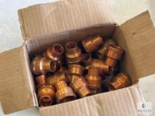 Approximately 44 Streamline Copper Reducers - 7/8 x 1 3/8