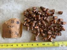 Group of Streamline Copper Pipe Adapters - 3/8 x 1/2 OD