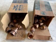 Approximately 86 Copper Pipe Adapters - 1/2 x 3/4 OD