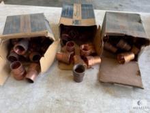 Three Boxes of Streamline Copper Pipe Adapters - 1 1/8 x 1