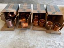 Four Boxes of Mueller W-1279 Copper Pipe Adapters - 1 5/8 x 1 1/2 OD