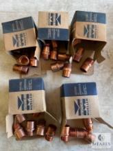 Five Boxes of Streamline Copper Pipe Adapters - (2) 1 1/8 x 3/4 and (3) 1 1/8 x 1