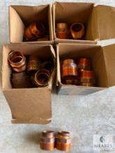 Four Boxes of Streamline W-1170 Copper Pipe Adapters - 1 3/8 x 1 1/2 OD