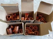 Five Boxes of Streamline W-01164 Copper Pipe Adapters - 1 1/8 x 3/4 OD